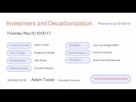 Investment and Decarbonization