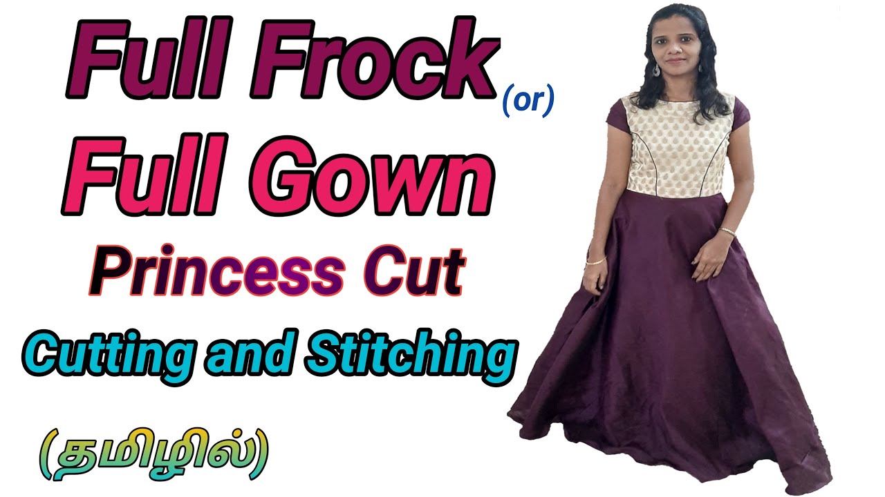 Long Evening Gown Cutting and Stitching  video Dailymotion