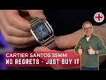 Cartier santos mid size  35mm  gents watch