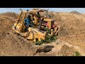 Failing Work Of Bad Stuck Bulldozer អាប៉ូលជាប់ផុងជ្រៅ