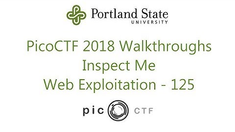 PicoCTF 2018 - Inspect Me