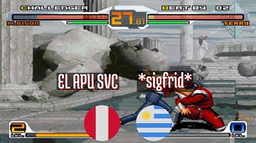 FT10 @svcsplus: EL APU SVC (PE) vs *sigfrid* (UY) [SNK vs Capcom svc Fightcade] Aug 22