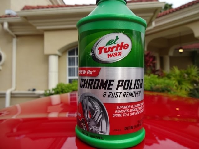 Powerful Rust Cleaner  Turtle Wax Chrome Polish & Rust Remover 