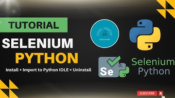 Python Selenium | Install Selenium | Uninstall Selenium | Import Selenium in Python IDLE |WhizMaster