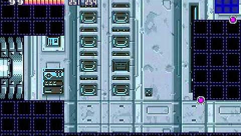 Metroid Fusion debug menu - TEST 2 strange physics