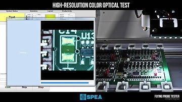 SPEA Flying Probe Tester S2 - High Resolution Color Optical Test