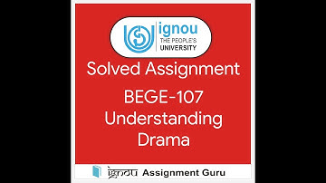 bege 107 solved assignment 19-20