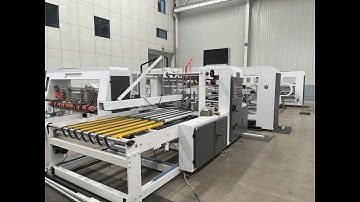 XY-FFS fully automatic intelligent folder gluer and stitcher machine #diace #xinyu