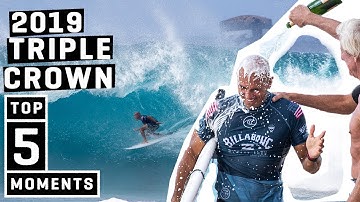 2019 Vans Triple Crown of Surfing - TOP 5 MOMENTS ft. Kelly Slater, Jack Robinson, Michel Bourez