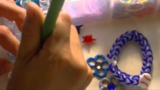 Rainbow Loom Infinity Button Bracelet Tutorial