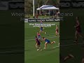 She just kept falling 😭 😭  #afl #footy #aflw