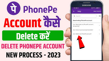 How to Delete Phonepe account permanently | phonepe account delete kaise kare 2023 | Full Process