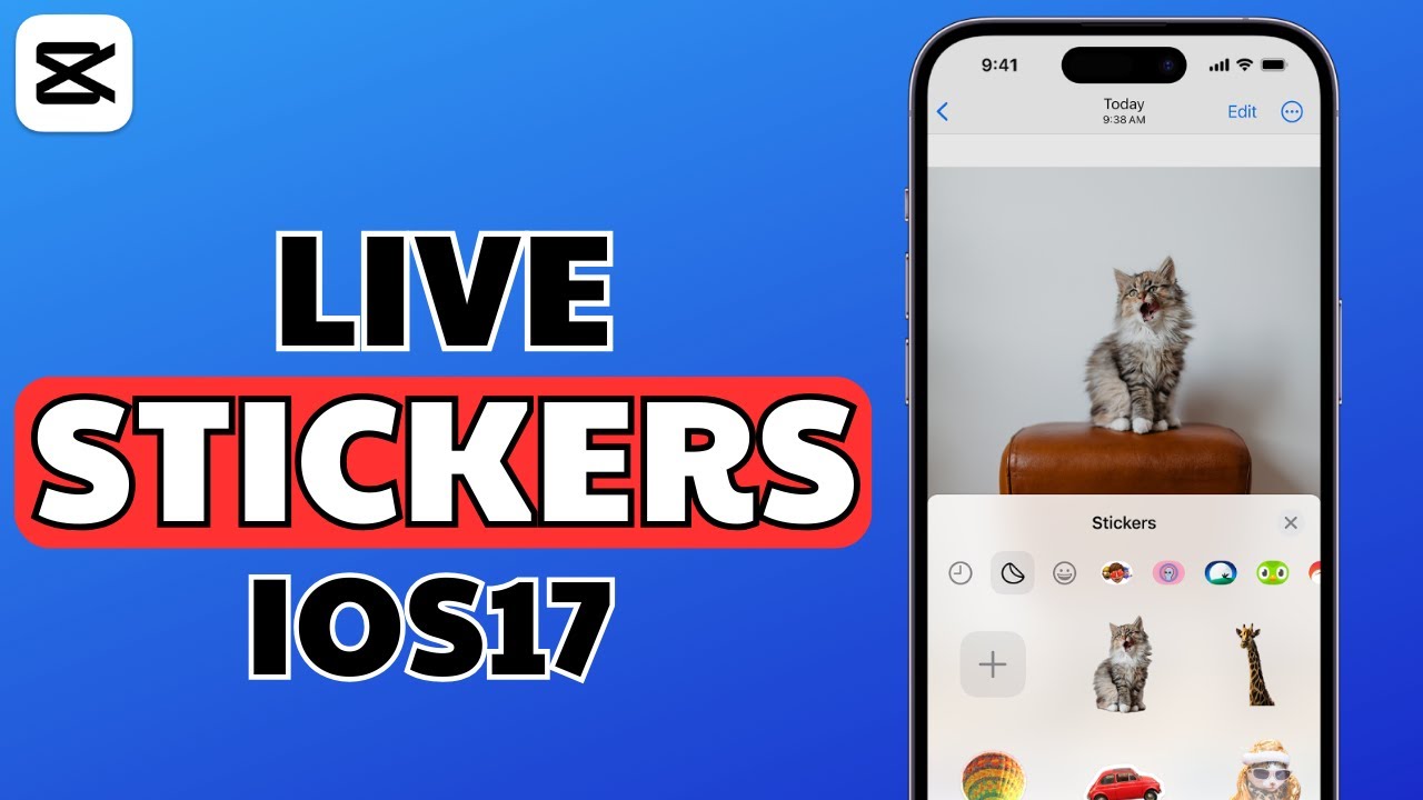 How To Create And Use Live STICKERS On Iphone IOS 17 - YouTube