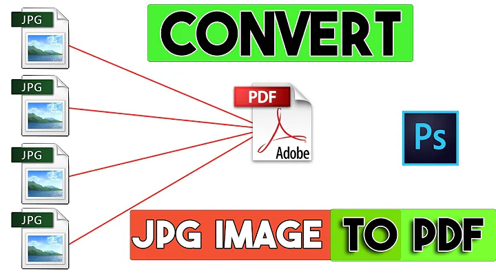 How to Convert JPEG image to PDF in Photoshop