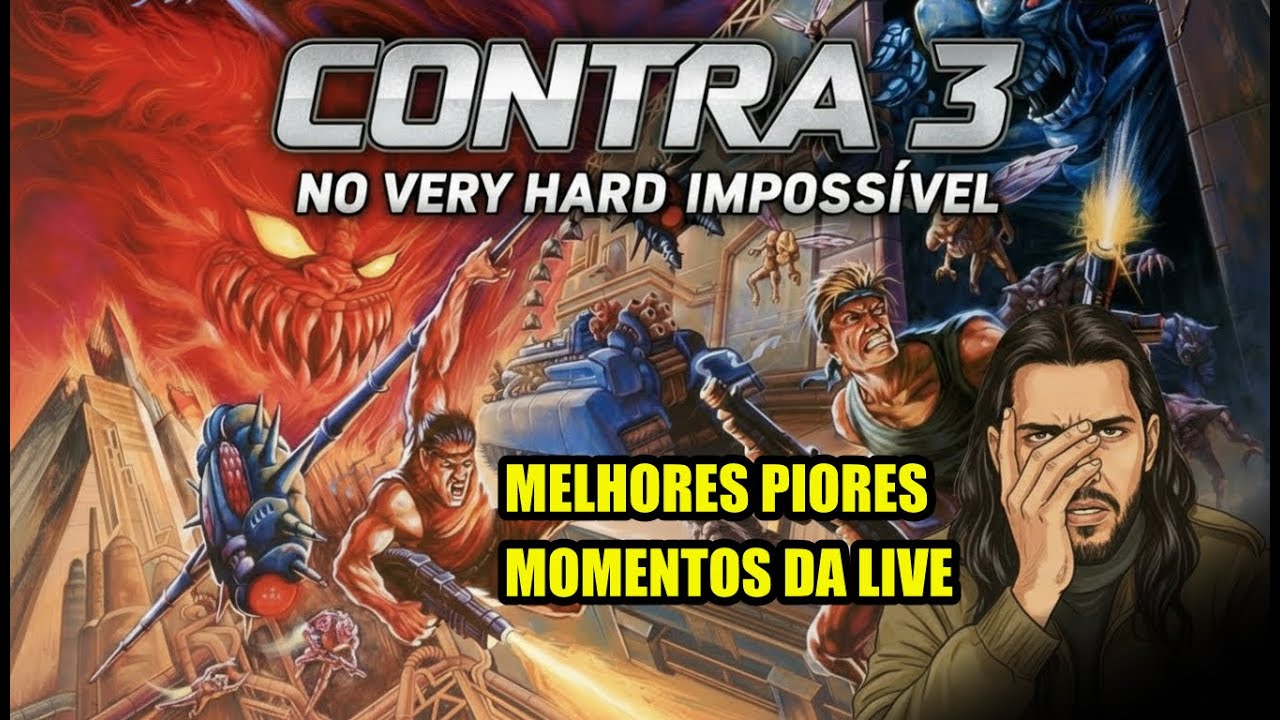 Zerei Contra III no Very Hard e quase perdi o emprego (e a sanidade)