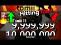 Tomiii 11 hitting 10 million subscribers 3 hours in 28 seconds