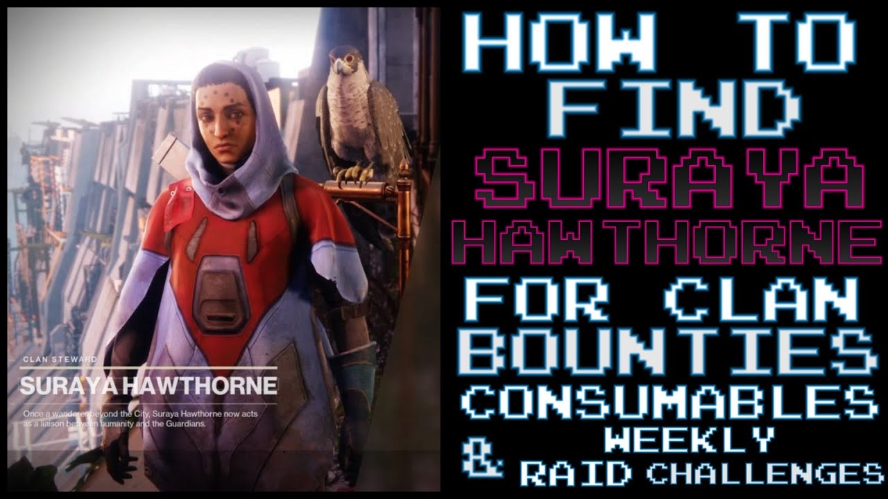 HOW TO FIND SURAYA HAWTHORNE - Destiny 2 2020