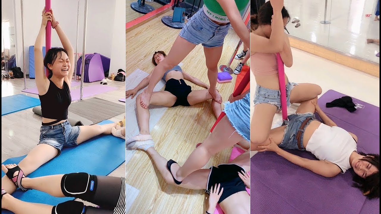 Шпагат так жесток, она борется сквозь слёзы и страх!