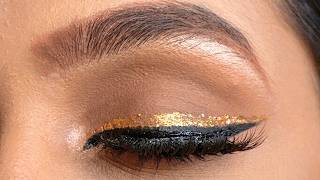 Glitter Eyeliner Eye Makeup Tutorial screenshot 2