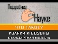 Про кварки, бозоны и Стандартную модель. Подробнее о Науке.