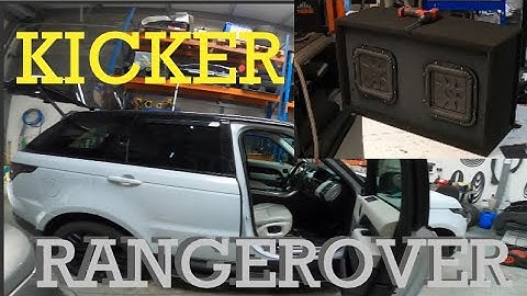 kicker custom box twin solobaric subwoofer enclosure