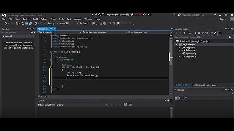 Visual Studio C# Console Aplication Eğitim Dersleri Ders1 Giriş Basit Kodlar