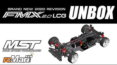 MST FMX 2.0 LCG Version RWD 1/10 RC Drift Car Kit 532191 Unbox!