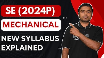 SE (2024P) Mechanical New Syllabus Explained | Engineering | #newsyllabus  #sppuexam