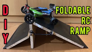 DIY foldable RC ramp.