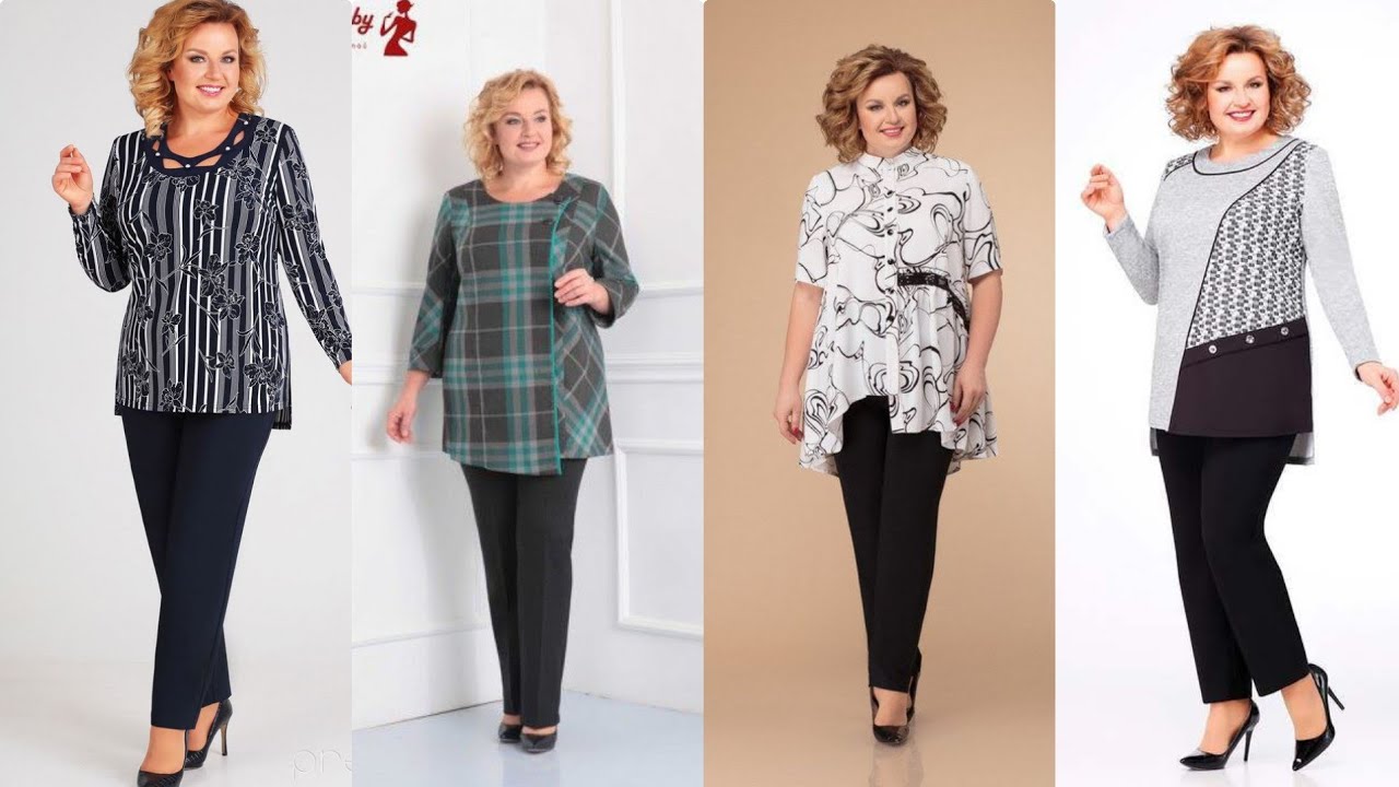 Demanding and Elegant Office Ladies 2 piece Blouse and Trousers Dresses