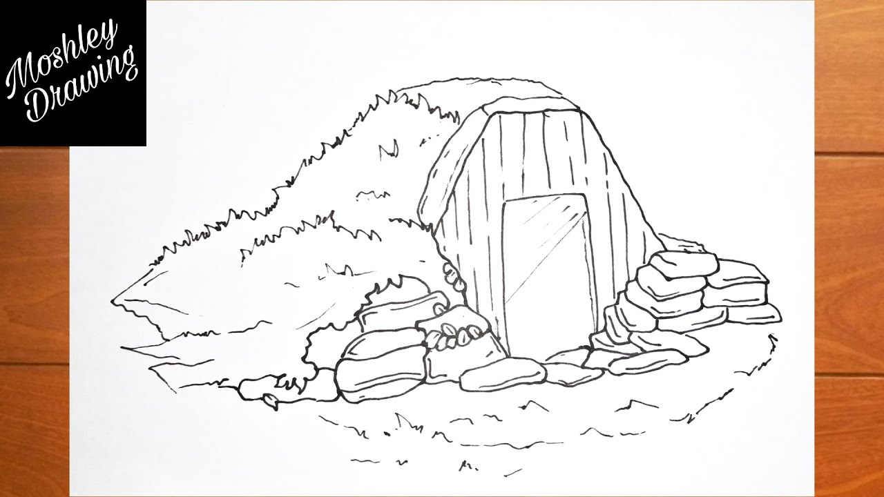 How to Draw Air Raid Shelter  YouTube