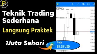 Practice Now || Profit 1 Million Rupiah a Day with Simple Trading Techniques Suitable for Beginners