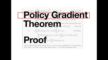 Understanding Policy Gradient Proof - Introduction