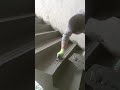 Stair antislip strip plasteringshorts