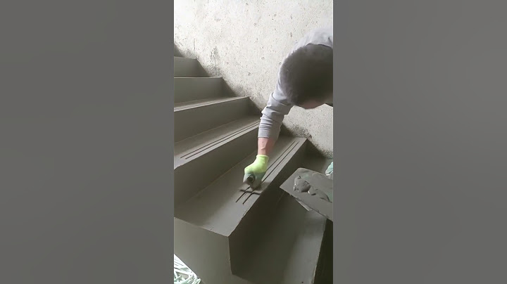 Stair anti-slip strip plastering#shorts