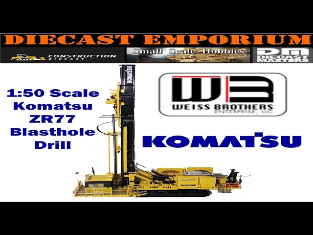 1:50 Scale Weiss Brothers Komatsu ZR77 Blasthole Drill Diecast Model