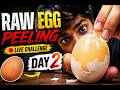 RAW EGG PEELING LIVE ♥️♥️♥️♥️