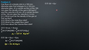 FUNDAMENTALS of FLUID FLOW, Example 2