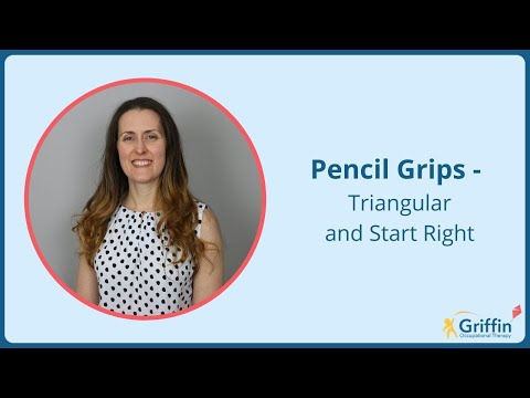 Triangular Shaped Pencil Grip and Start Right Pencil Grip