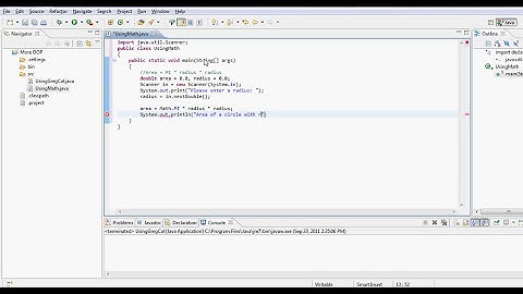 Java Tutorial - Working with Math Class 1