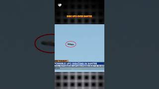 Shocking Footage: Disc UFO Caught On Camera Over Santee! #shorts #trending #lab360 #alien