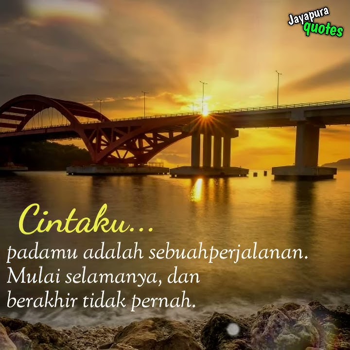 Story WhatsApp quotes bucin jembatan merah holtekamp