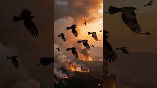 Burung Elang Api: Si Arsonis Paling Nekat di Dunia! #shorts