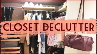 Small Closet Declutter + Organization