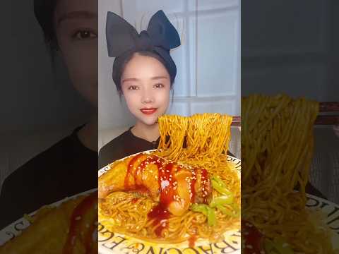 Korean Spicy Ramen Mukbang ASMR  | #shorts #mukbang #eating #yummy #tasty #food