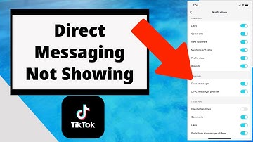 TikTok Direct Message Option Not Showing