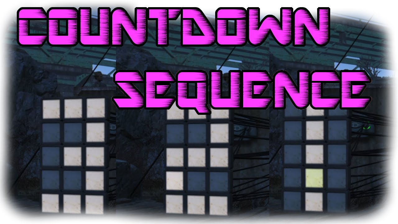 Fallout 4 - How to Build a Countdown Sequence Lightbox | Logic Gates ...