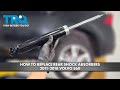 How to Replace Rear Shock Absorbers 2011-2018 Volvo S60