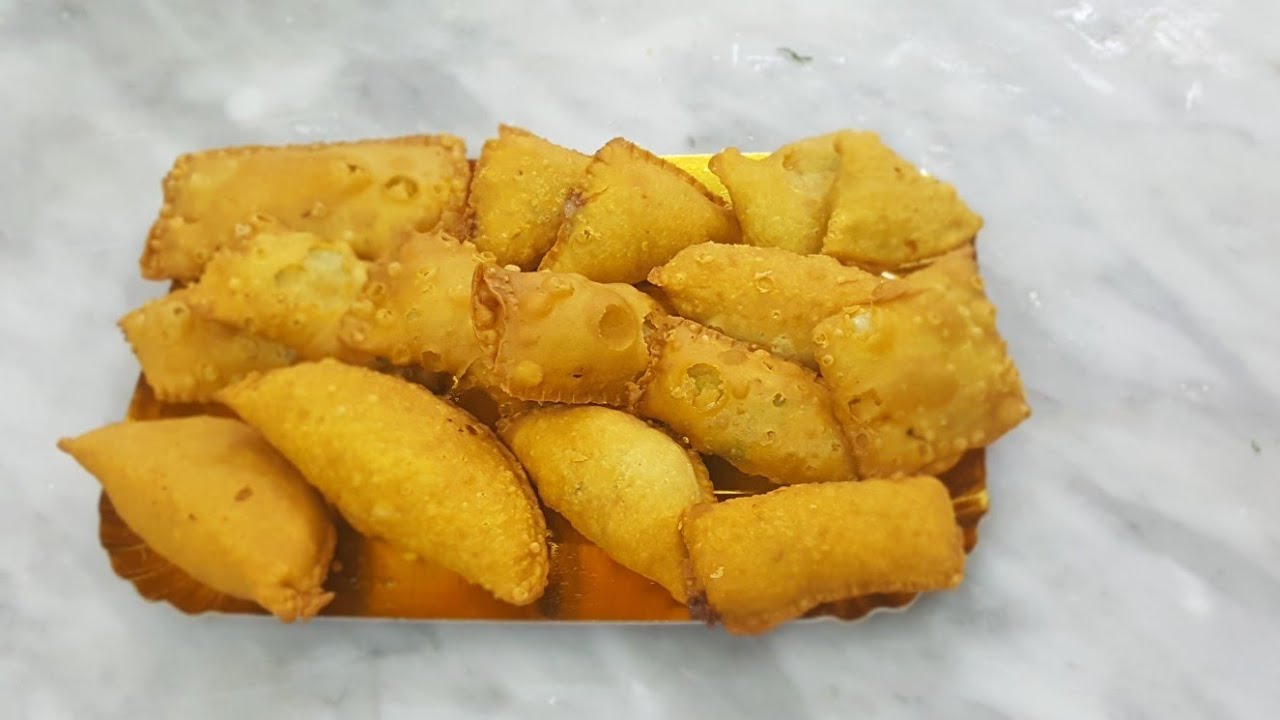 السمبوسة وحشوة الجاج والخضار