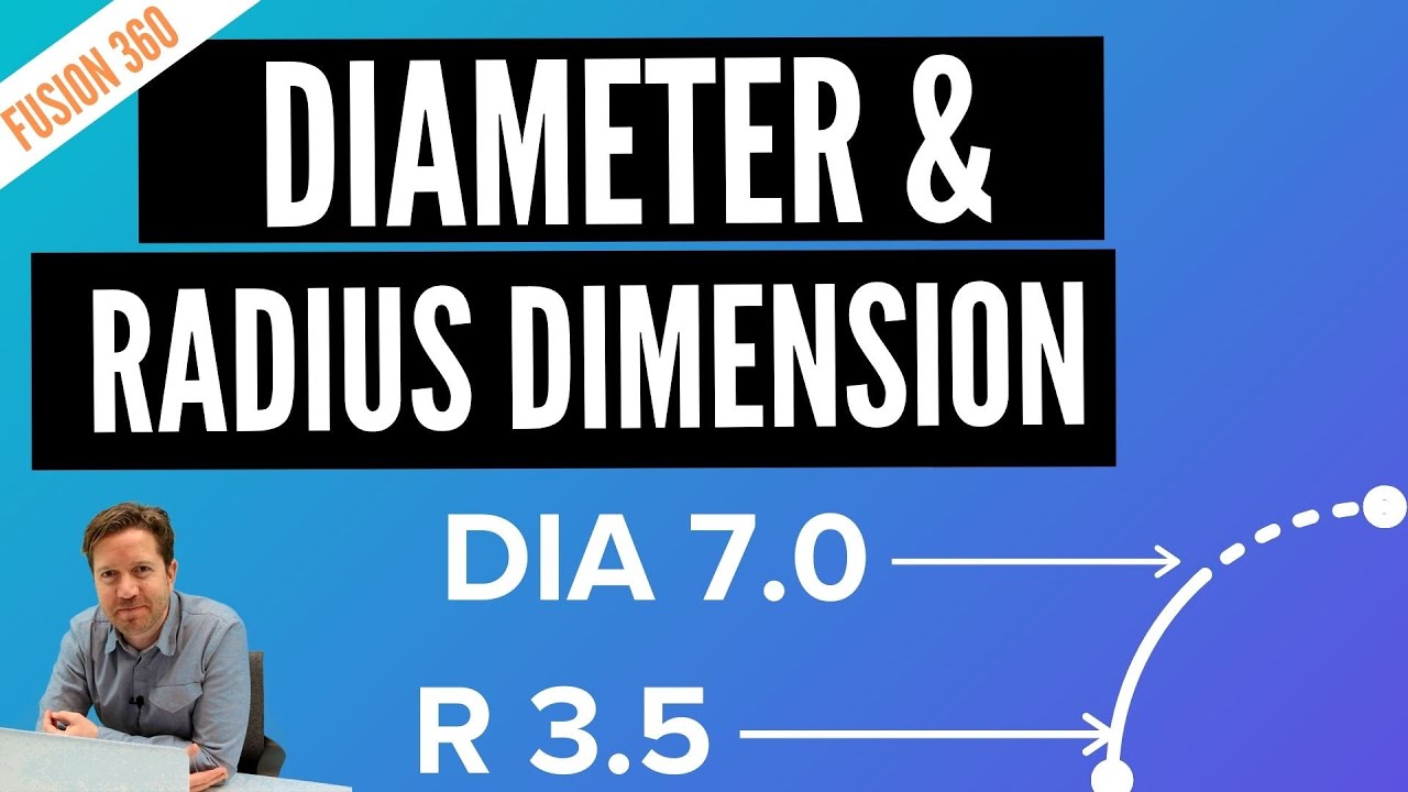 Fusion 360 Diameter Or Radius Dimension Your Choice YouTube fusion-360-diameter-or-radius-dimension-your-choice-youtube